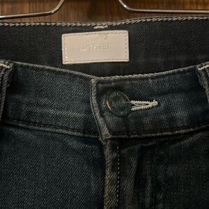 Mother dark vintage wash jeans